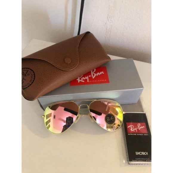 RayBan Aviator Polarized RB3025 Flash Lenses main image 9